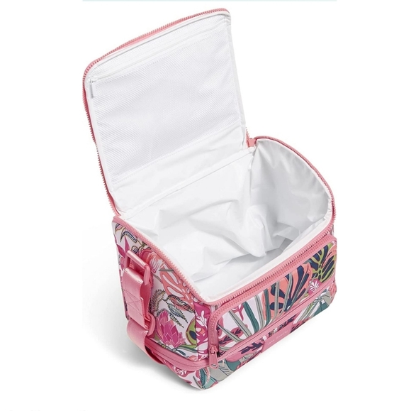 Vera Bradley Recycled Lighten Up Reactive Expandable Cooler Lunch Bag - Picture 3 of 3